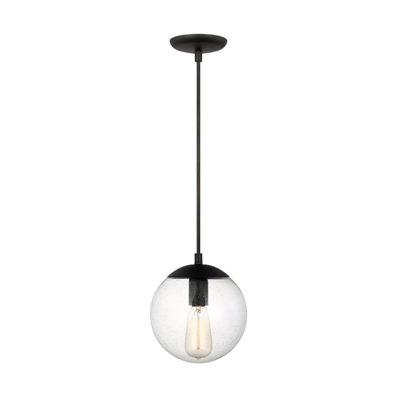 One Light Pendant<br /><span style="color:#4AB0CE;">Entrega: 4-10 dias en USA</span><br /><span style="color:#4AB0CE;font-size:60%;">PREGUNTE POR ENTREGA EN PANAMA</span><br />Collection: Leo - Hanging Globe<br />Finish: Midnight Black