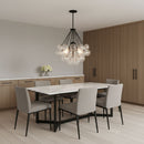 Visual Comfort Studio - 6514303-112 - Three Light Pendant - Bronzeville - Midnight Black