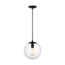 One Light Pendant<br /><span style="color:#4AB0CE;">Entrega: 15-16 semanas en USA</span><br /><span style="color:#4AB0CE;font-size:60%;">PREGUNTE POR ENTREGA EN PANAMA</span><br />Collection: Leo - Hanging Globe<br />Finish: Midnight Black