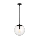 One Light Pendant<br /><span style="color:#4AB0CE;">Entrega: 4-10 dias en USA</span><br /><span style="color:#4AB0CE;font-size:60%;">PREGUNTE POR ENTREGA EN PANAMA</span><br />Collection: Leo - Hanging Globe<br />Finish: Midnight Black