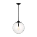 One Light Pendant<br /><span style="color:#4AB0CE;">Entrega: 4-10 dias en USA</span><br /><span style="color:#4AB0CE;font-size:60%;">PREGUNTE POR ENTREGA EN PANAMA</span><br />Collection: Leo - Hanging Globe<br />Finish: Midnight Black