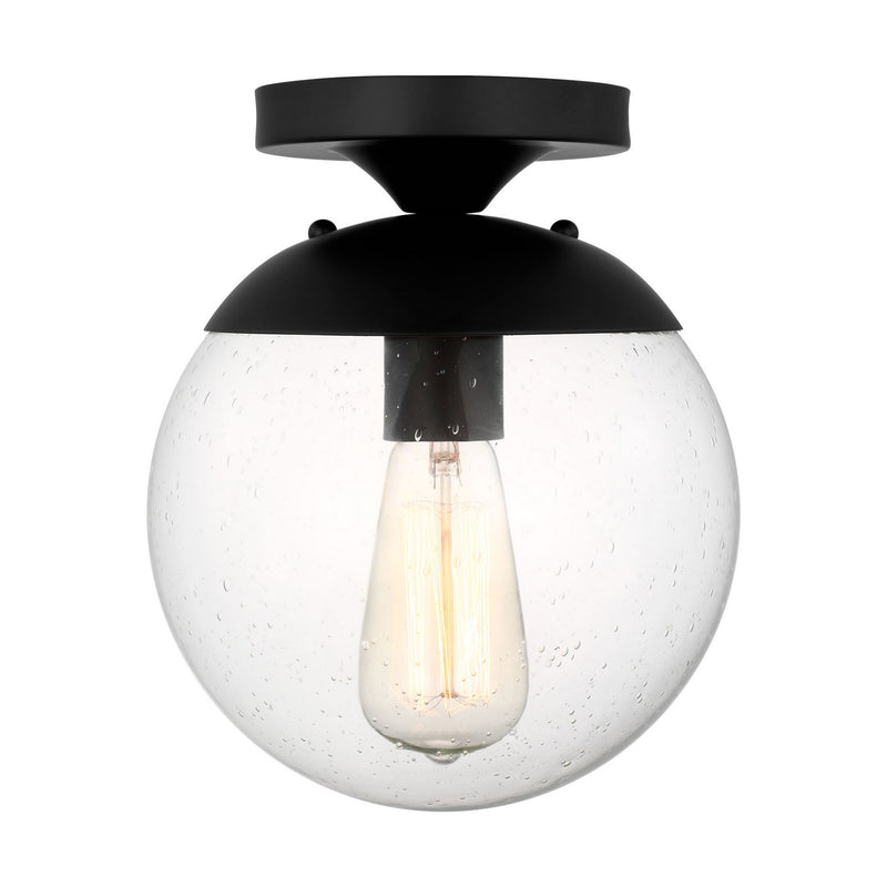 One Light Pendant<br /><span style="color:#4AB0CE;">Entrega: 4-10 dias en USA</span><br /><span style="color:#4AB0CE;font-size:60%;">PREGUNTE POR ENTREGA EN PANAMA</span><br />Collection: Leo - Hanging Globe<br />Finish: Midnight Black
