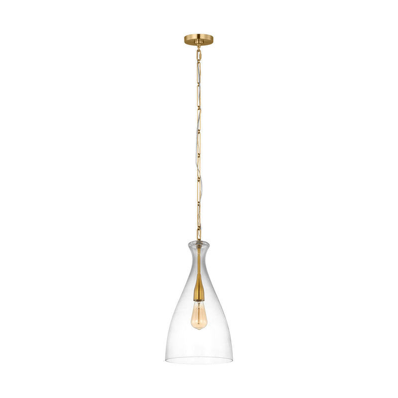 One Light Pendant<br /><span style="color:#4AB0CE;">Entrega: 4-10 dias en USA</span><br /><span style="color:#4AB0CE;font-size:60%;">PREGUNTE POR ENTREGA EN PANAMA</span><br />Collection: Athena<br />Finish: Burnished Brass
