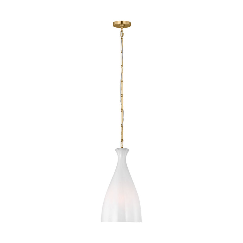 One Light Pendant<br /><span style="color:#4AB0CE;">Entrega: 4-10 dias en USA</span><br /><span style="color:#4AB0CE;font-size:60%;">PREGUNTE POR ENTREGA EN PANAMA</span><br />Collection: Athena<br />Finish: Burnished Brass