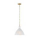 One Light Pendant<br /><span style="color:#4AB0CE;">Entrega: 4-10 dias en USA</span><br /><span style="color:#4AB0CE;font-size:60%;">PREGUNTE POR ENTREGA EN PANAMA</span><br />Collection: Athena<br />Finish: Burnished Brass