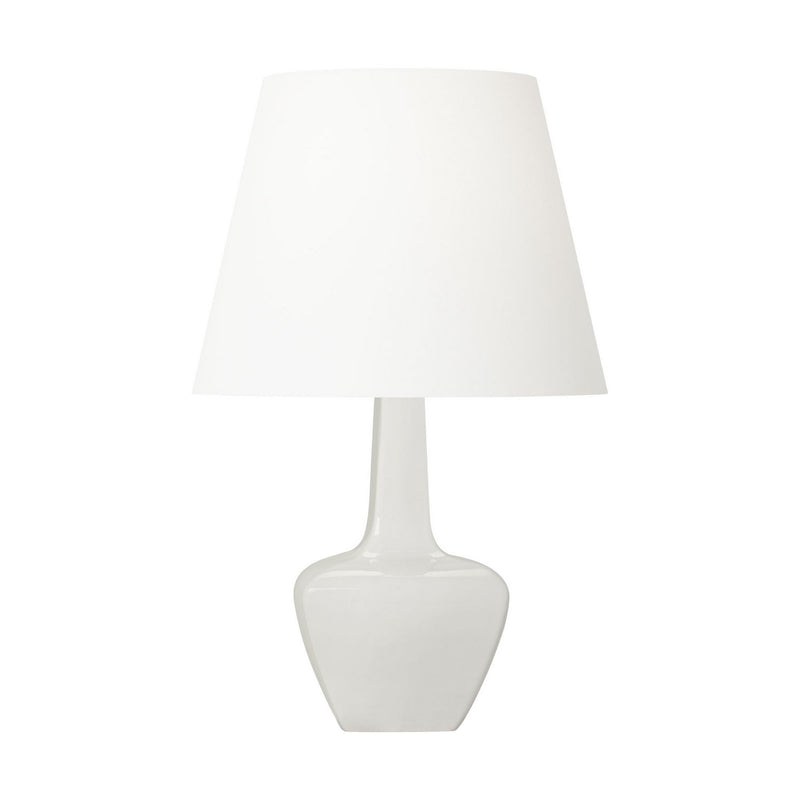 One Light Table Lamp<br /><span style="color:#4AB0CE;">Entrega: 8-9 semanas en USA</span><br /><span style="color:#4AB0CE;font-size:60%;">PREGUNTE POR ENTREGA EN PANAMA</span><br />Collection: Diogo<br />Finish: New White