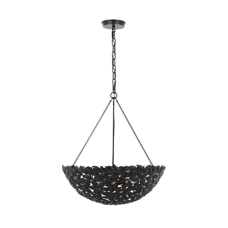Six Light Pendant<br /><span style="color:#4AB0CE;">Entrega: 4-10 dias en USA</span><br /><span style="color:#4AB0CE;font-size:60%;">PREGUNTE POR ENTREGA EN PANAMA</span><br />Collection: Kelan<br />Finish: Aged Iron