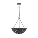 Six Light Pendant<br /><span style="color:#4AB0CE;">Entrega: 4-10 dias en USA</span><br /><span style="color:#4AB0CE;font-size:60%;">PREGUNTE POR ENTREGA EN PANAMA</span><br />Collection: Kelan<br />Finish: Aged Iron