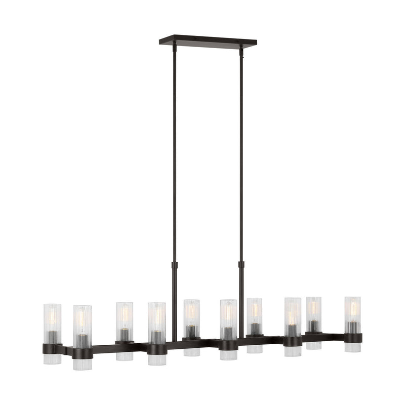 Ten Light Chandelier<br /><span style="color:#4AB0CE;">Entrega: 4-10 dias en USA</span><br /><span style="color:#4AB0CE;font-size:60%;">PREGUNTE POR ENTREGA EN PANAMA</span><br />Collection: Geneva<br />Finish: Aged Iron