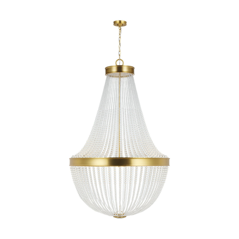 Visual Comfort Studio - CC14912BBS - 12 Light Chandelier - Summerhill - Burnished Brass