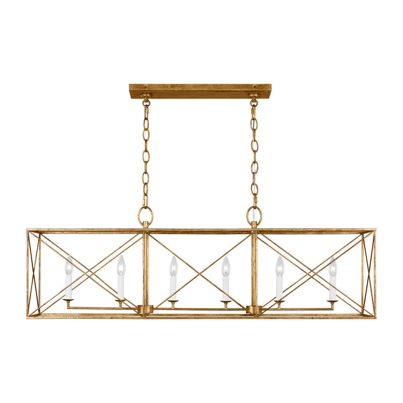 Six Light Chandelier<br /><span style="color:#4AB0CE;">Entrega: 4-10 dias en USA</span><br /><span style="color:#4AB0CE;font-size:60%;">PREGUNTE POR ENTREGA EN PANAMA</span><br />Collection: Beatrix<br />Finish: Antique Gild
