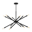 12 Light Chandelier<br /><span style="color:#4AB0CE;">Entrega: 4-10 dias en USA</span><br /><span style="color:#4AB0CE;font-size:60%;">PREGUNTE POR ENTREGA EN PANAMA</span><br />Collection: Eastyn<br />Finish: Midnight Black