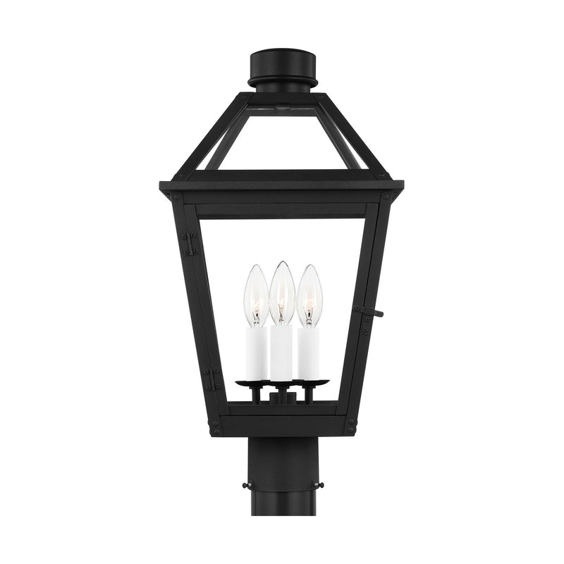 Visual Comfort Studio - CO1413TXB - Three Light Post Mount - Hyannis - Textured Black