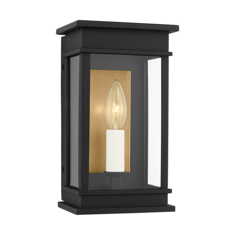 One Light Outdoor Wall Sconce<br /><span style="color:#4AB0CE;">Entrega: 4-10 dias en USA</span><br /><span style="color:#4AB0CE;font-size:60%;">PREGUNTE POR ENTREGA EN PANAMA</span><br />Collection: Cupertino<br />Finish: Textured Black