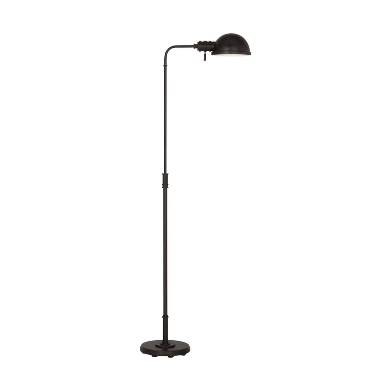 One Light Floor Lamp<br /><span style="color:#4AB0CE;">Entrega: 4-10 dias en USA</span><br /><span style="color:#4AB0CE;font-size:60%;">PREGUNTE POR ENTREGA EN PANAMA</span><br />Collection: Belmont<br />Finish: Aged Iron