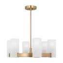 Six Light Chandelier<br /><span style="color:#4AB0CE;">Entrega: 4-10 dias en USA</span><br /><span style="color:#4AB0CE;font-size:60%;">PREGUNTE POR ENTREGA EN PANAMA</span><br />Collection: Rhode<br />Finish: Satin Brass