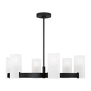 Six Light Chandelier<br /><span style="color:#4AB0CE;">Entrega: 4-10 dias en USA</span><br /><span style="color:#4AB0CE;font-size:60%;">PREGUNTE POR ENTREGA EN PANAMA</span><br />Collection: Rhode<br />Finish: Midnight Black