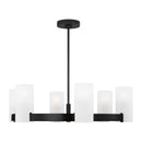 Six Light Chandelier<br /><span style="color:#4AB0CE;">Entrega: 4-10 dias en USA</span><br /><span style="color:#4AB0CE;font-size:60%;">PREGUNTE POR ENTREGA EN PANAMA</span><br />Collection: Rhode<br />Finish: Midnight Black