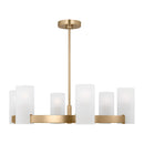 Six Light Chandelier<br /><span style="color:#4AB0CE;">Entrega: 4-10 dias en USA</span><br /><span style="color:#4AB0CE;font-size:60%;">PREGUNTE POR ENTREGA EN PANAMA</span><br />Collection: Rhode<br />Finish: Satin Brass