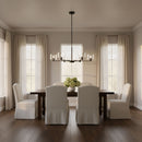 Visual Comfort Studio - DJC1216MBK - Six Light Chandelier - Lochdale - Midnight Black