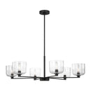 Six Light Chandelier<br /><span style="color:#4AB0CE;">Entrega: 4-10 dias en USA</span><br /><span style="color:#4AB0CE;font-size:60%;">PREGUNTE POR ENTREGA EN PANAMA</span><br />Collection: Lochdale<br />Finish: Midnight Black