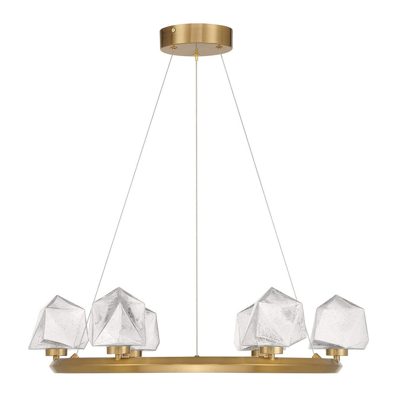 LED Chandelier<br /><span style="color:#4AB0CE;">Entrega: 2-3 semanas en USA</span><br /><span style="color:#4AB0CE;font-size:60%;">PREGUNTE POR ENTREGA EN PANAMA</span><br />Collection: Castello<br />Finish: Warm Brass