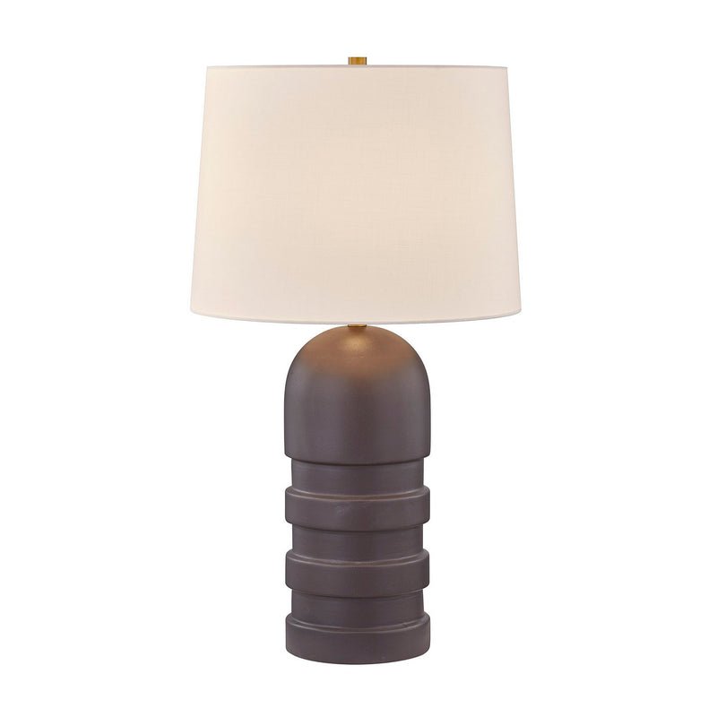 One Light Table Lamp<br /><span style="color:#4AB0CE;">Entrega: 4-10 dias en USA</span><br /><span style="color:#4AB0CE;font-size:60%;">PREGUNTE POR ENTREGA EN PANAMA</span><br />Collection: Wehunt<br />Finish: Brown