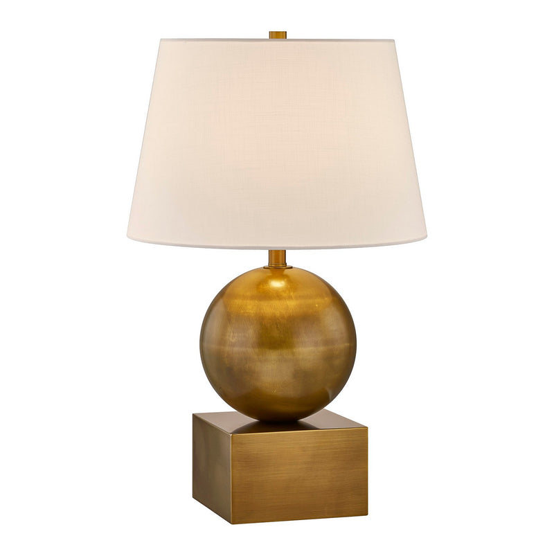 One Light Table Lamp<br /><span style="color:#4AB0CE;">Entrega: 7-8 semanas en USA</span><br /><span style="color:#4AB0CE;font-size:60%;">PREGUNTE POR ENTREGA EN PANAMA</span><br />Collection: Brumfield<br />Finish: Brass