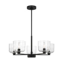 Five Light Chandelier<br /><span style="color:#4AB0CE;">Entrega: 4-10 dias en USA</span><br /><span style="color:#4AB0CE;font-size:60%;">PREGUNTE POR ENTREGA EN PANAMA</span><br />Collection: Lochdale<br />Finish: Midnight Black