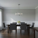 Visual Comfort Studio - DJC1233BS - Three Light Chandelier - Lochdale - Brushed Nickel