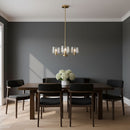 Visual Comfort Studio - DJC1233SB - Three Light Chandelier - Lochdale - Satin Brass