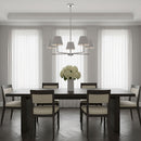 Visual Comfort Studio - DJC1265BS - Five Light Chandelier - Ender - Brushed Nickel