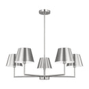 Five Light Chandelier<br /><span style="color:#4AB0CE;">Entrega: 4-10 dias en USA</span><br /><span style="color:#4AB0CE;font-size:60%;">PREGUNTE POR ENTREGA EN PANAMA</span><br />Collection: Ender<br />Finish: Brushed Nickel