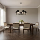 Visual Comfort Studio - DJC1265MBK - Five Light Chandelier - Ender - Midnight Black