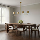 Visual Comfort Studio - DJC1274SB - Four Light Linear Chandelier - Ender - Satin Brass