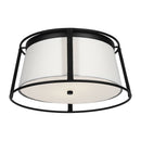 Two Light Flush Mount<br /><span style="color:#4AB0CE;">Entrega: 4-10 dias en USA</span><br /><span style="color:#4AB0CE;font-size:60%;">PREGUNTE POR ENTREGA EN PANAMA</span><br />Collection: Cortes<br />Finish: Midnight Black
