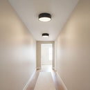 Visual Comfort Studio - DJF1042MBK - Two Light Flush Mount - Dartmore - Midnight Black