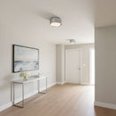 Visual Comfort Studio - DJF1051BS - One Light Flush Mount - Dartmore - Brushed Nickel