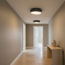 Visual Comfort Studio - DJF1063MBK - Three Light Flush Mount - Dartmore - Midnight Black