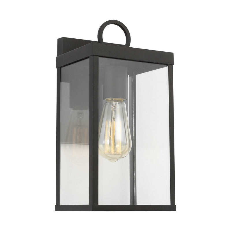 One Light Wall Lantern<br /><span style="color:#4AB0CE;">Entrega: 4-10 dias en USA</span><br /><span style="color:#4AB0CE;font-size:60%;">PREGUNTE POR ENTREGA EN PANAMA</span><br />Collection: Howell<br />Finish: Textured Black