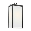 One Light Wall Lantern<br /><span style="color:#4AB0CE;">Entrega: 4-10 dias en USA</span><br /><span style="color:#4AB0CE;font-size:60%;">PREGUNTE POR ENTREGA EN PANAMA</span><br />Collection: Howell<br />Finish: Textured Black