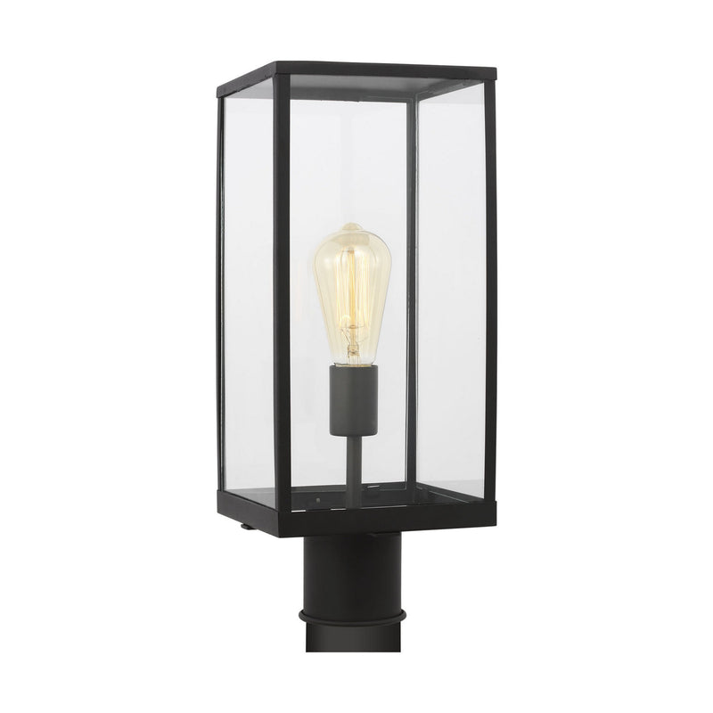 One Light Post Lantern<br /><span style="color:#4AB0CE;">Entrega: 4-10 dias en USA</span><br /><span style="color:#4AB0CE;font-size:60%;">PREGUNTE POR ENTREGA EN PANAMA</span><br />Collection: Howell<br />Finish: Textured Black
