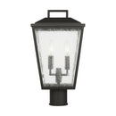 Two Light Post Mount<br /><span style="color:#4AB0CE;">Entrega: 4-10 dias en USA</span><br /><span style="color:#4AB0CE;font-size:60%;">PREGUNTE POR ENTREGA EN PANAMA</span><br />Collection: Kennewick<br />Finish: Textured Black