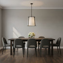 Visual Comfort Studio - DJP1002MBK - Two Light Pendant - Cortes - Midnight Black