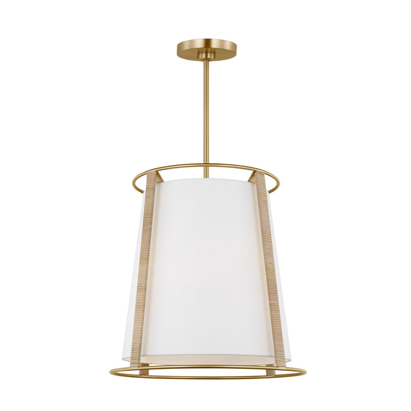 Two Light Pendant<br /><span style="color:#4AB0CE;">Entrega: 4-10 dias en USA</span><br /><span style="color:#4AB0CE;font-size:60%;">PREGUNTE POR ENTREGA EN PANAMA</span><br />Collection: Cortes<br />Finish: Satin Brass