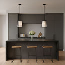 Visual Comfort Studio - DJP1011MBK - One Light Pendant - Cortes - Midnight Black
