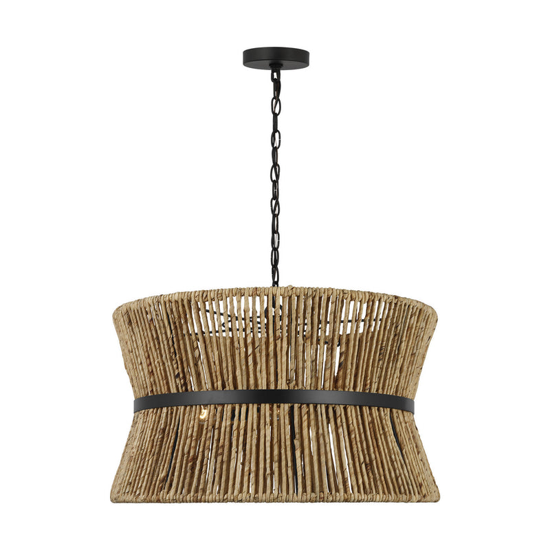 Three Light Pendant<br /><span style="color:#4AB0CE;">Entrega: 4-10 dias en USA</span><br /><span style="color:#4AB0CE;font-size:60%;">PREGUNTE POR ENTREGA EN PANAMA</span><br />Collection: Thurlo<br />Finish: Midnight Black
