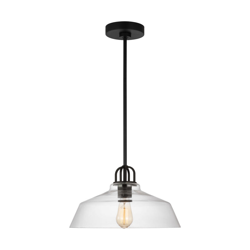 One Light Pendant<br /><span style="color:#4AB0CE;">Entrega: 4-10 dias en USA</span><br /><span style="color:#4AB0CE;font-size:60%;">PREGUNTE POR ENTREGA EN PANAMA</span><br />Collection: Payton<br />Finish: Midnight Black