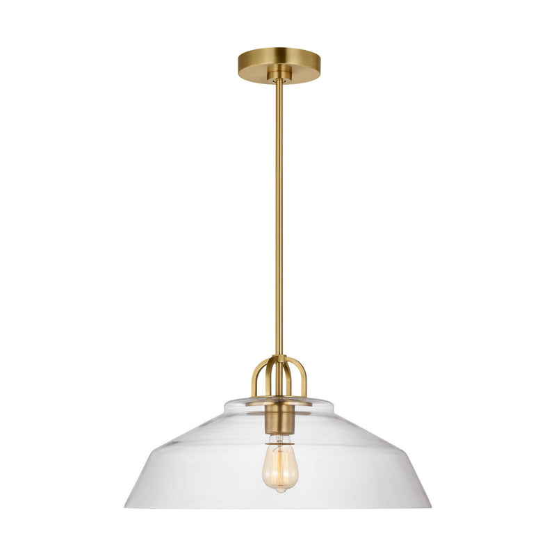 One Light Pendant<br /><span style="color:#4AB0CE;">Entrega: 4-10 dias en USA</span><br /><span style="color:#4AB0CE;font-size:60%;">PREGUNTE POR ENTREGA EN PANAMA</span><br />Collection: Payton<br />Finish: Satin Brass