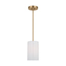 Generation Lighting - GLP1001EN3/SB - One Light Mini Pendant - Rhett - Satin Bronze